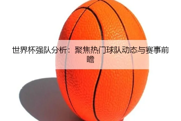 世界杯强队分析：聚焦热门球队动态与赛事前瞻